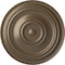 Ekena Millwork Traditional Ceiling Medallion (Fits Canopies up to 8 1/4"), 31 1/2"OD x 2 1/2"P, Warm Silver CM31TRWSS - alternate 1